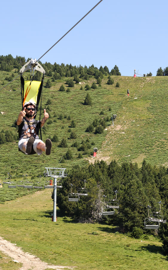 Draco&rsquo;Sky Tyrolienne Géante Pyrénées 2000