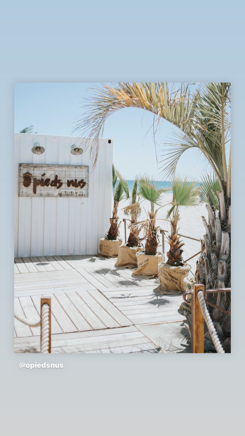 Ô Pieds Nus – Club de plage, restaurant et transats