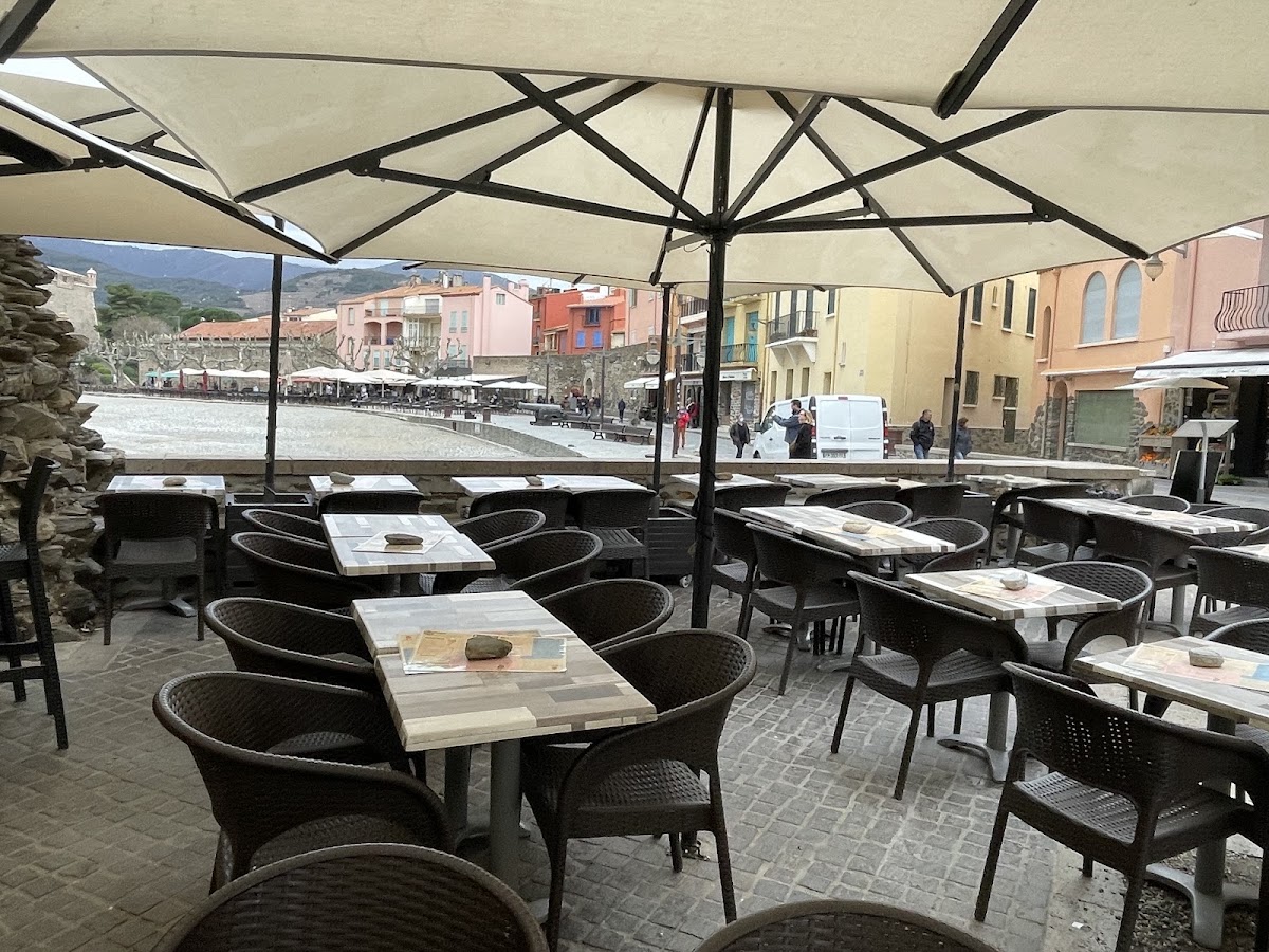 L&rsquo;Insolite Brasserie Glacier en bord de mer de Collioure