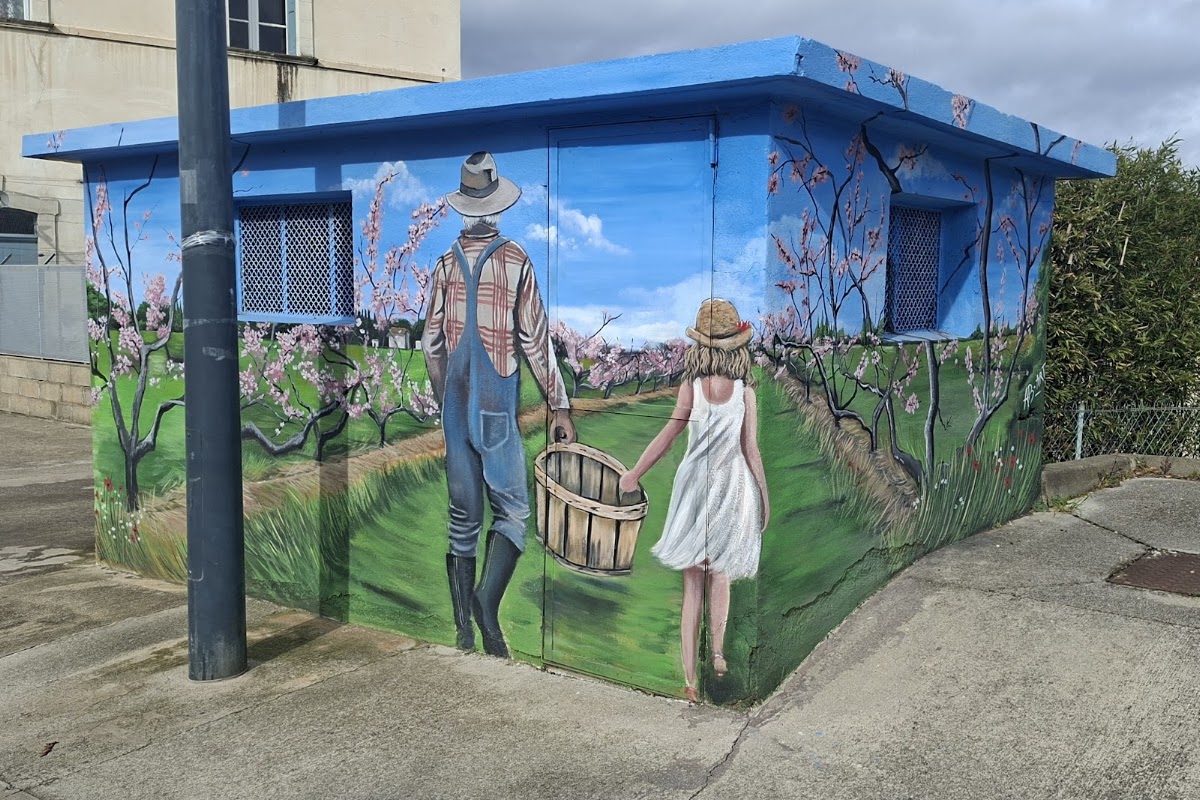Mural « la cueillette » by AB Art