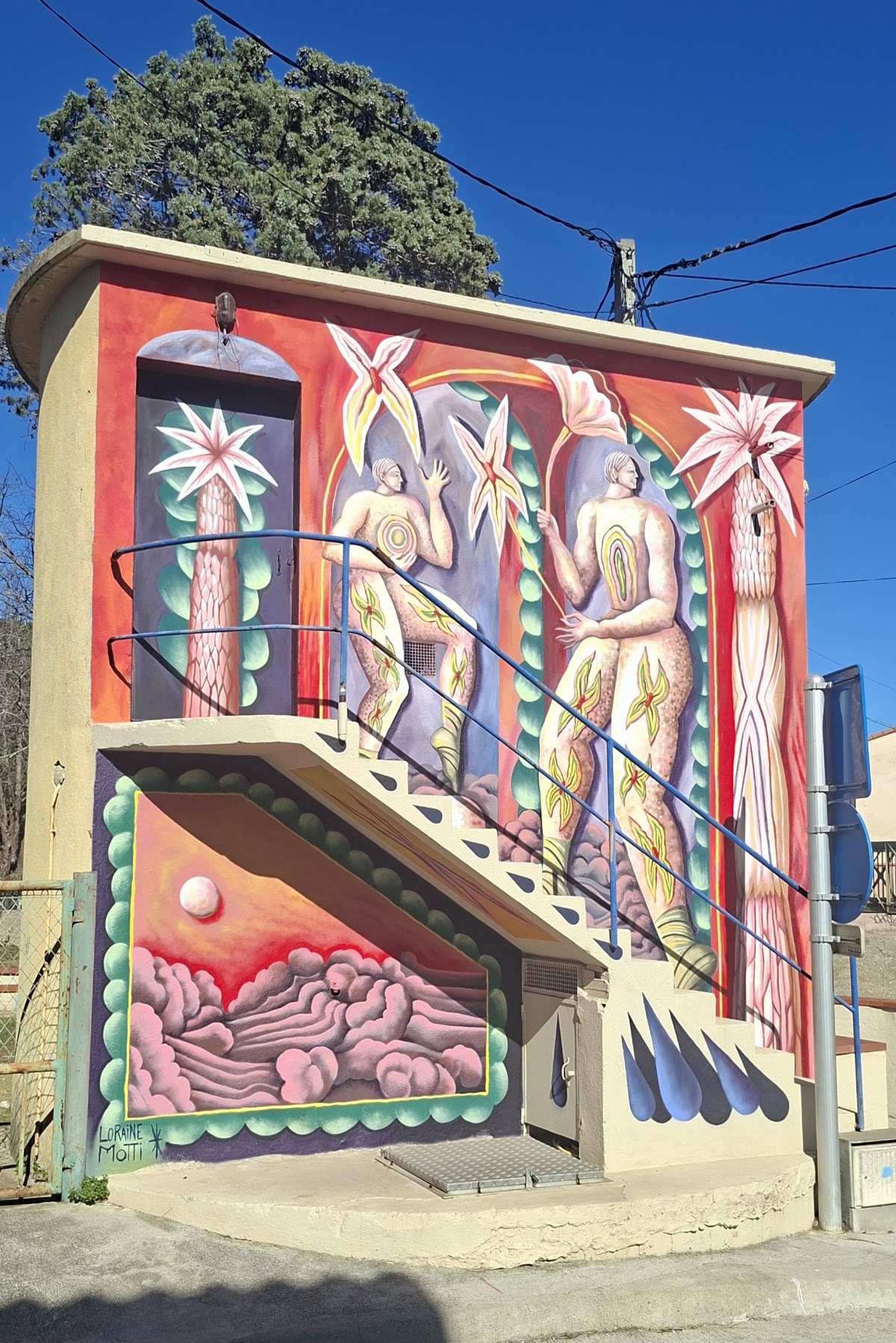 Mural « Terre nourricière » by Loraine Motti
