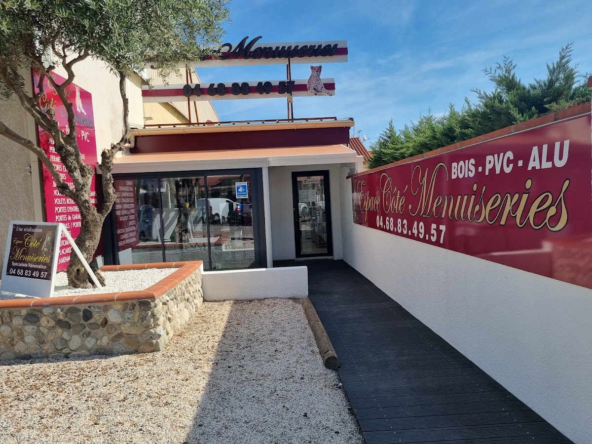 Espace Côté Menuiseries Argeles sur mer 🏠 Menuiserie – Pergola – Porte de garage – volet roulant – store banne