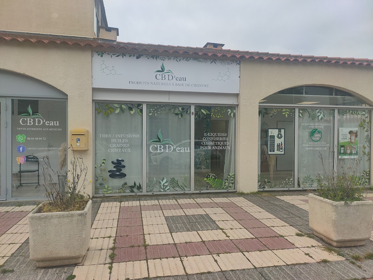 Magasin de CBD CB D&rsquo;eau Canet-en-Roussillon