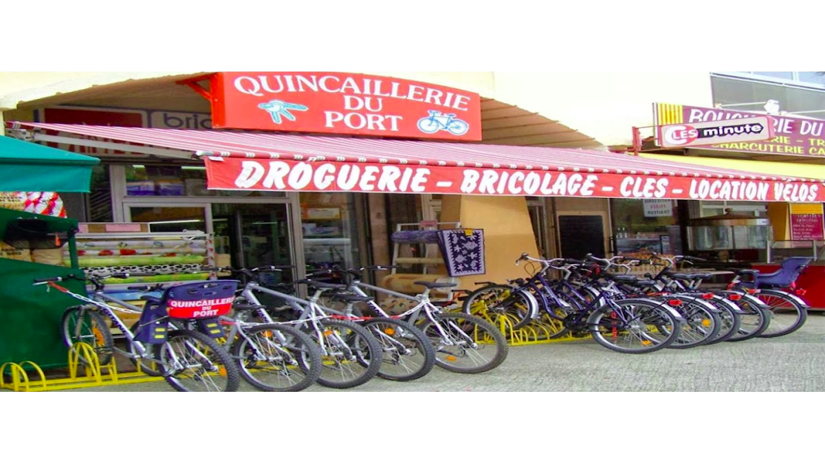 Quincaillerie du port (QDP) Location et réparation de vélos, accessoires et pièces détachées, bricolage et clés minute