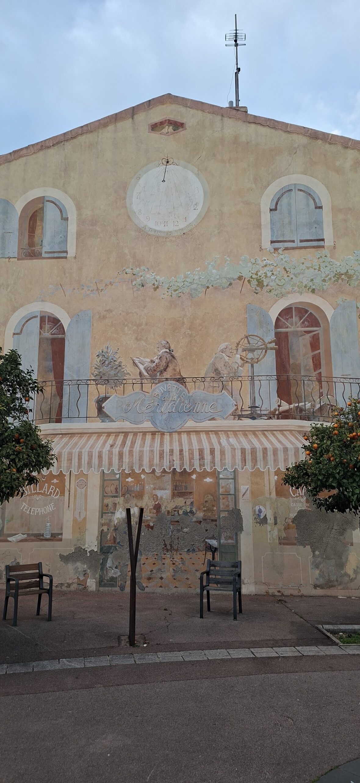 Fresque « La buvette Vue d&rsquo;ensemble » de Bernard Gout