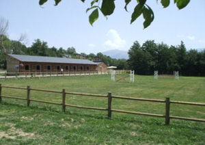 le centre équestre du Belloc